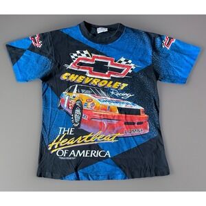 Chevrolet Lumina NASCAR Heartbeat Of America AOP Vintage 90's T-shirt Large JBHS